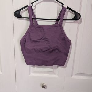 Zella Lavender Ribbed Sports bra
